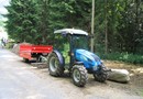 traktor Landini + sklápěcí vlek